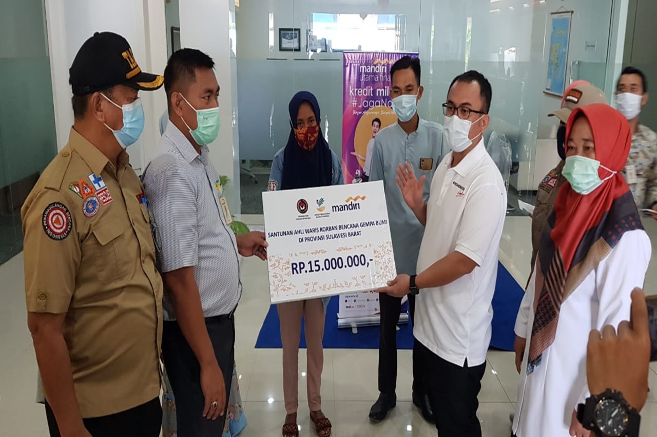 13 Inheritance of West Sulawesi Earthquake Victims in Majene Receive Compensation from the Ministry of Social Affairs