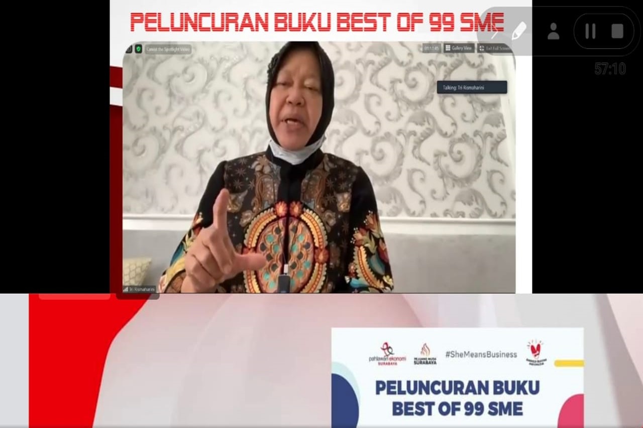 Risma Luncurkan Buku "Best of 99 SME" bagi Wirausahawan Indonesia