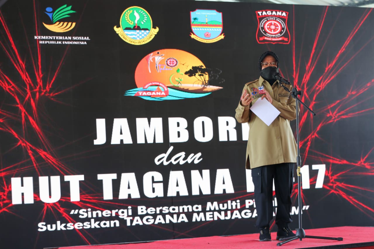 Mensos Risma Mengaku Jadi Saksi Tagana Hadir Nyata di Masyarakat