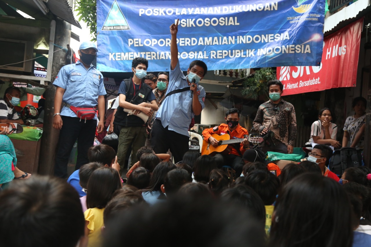 Sampai Hari ke Tujuh, Kemensos Masih Layani Kebutuhan Dasar Korban Kebakaran Keagungan