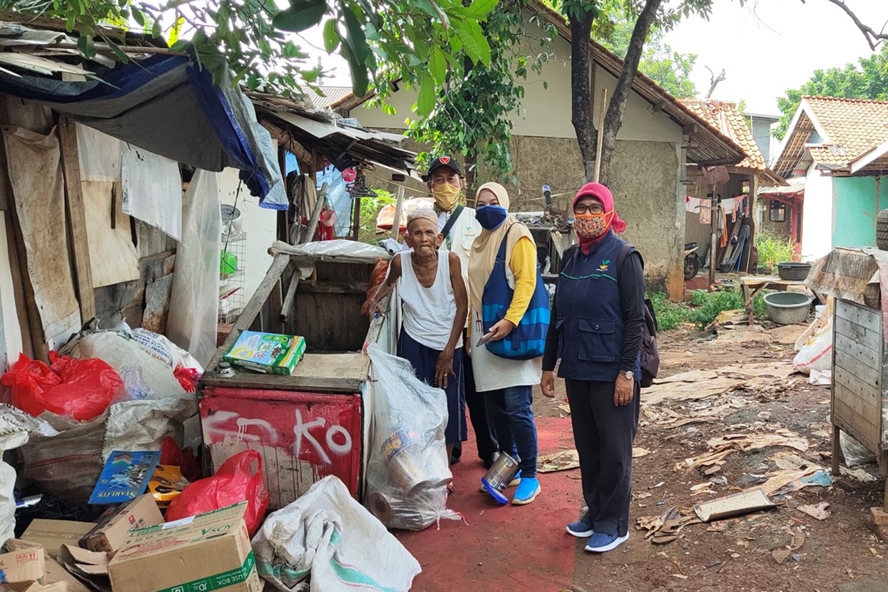 TKSK Garda Depan Selenggarakan Layanan Kesos Masyarakat Lapis Bawah