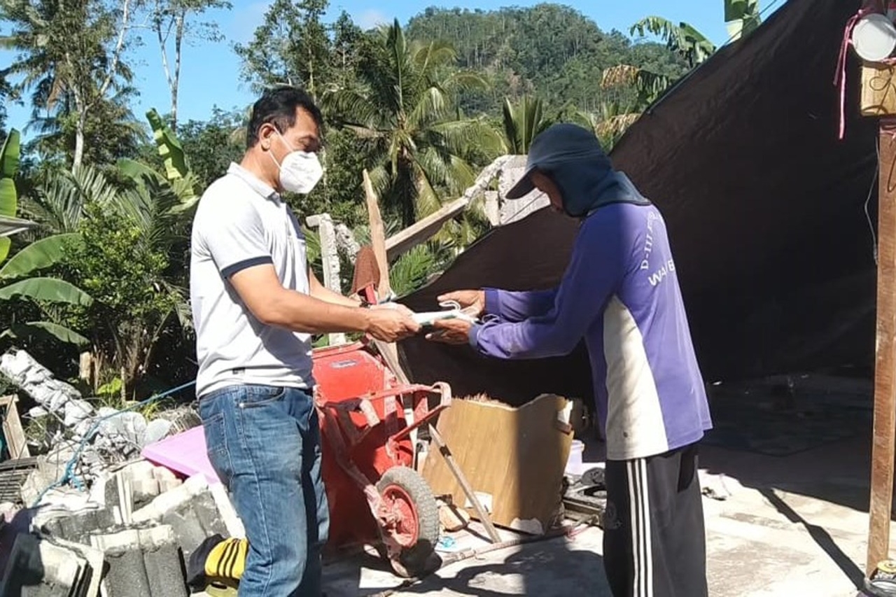 Kemensos Beri Bantuan dan Dukungan Psikososial Bagi Korban Gempa Bumi Lumajang