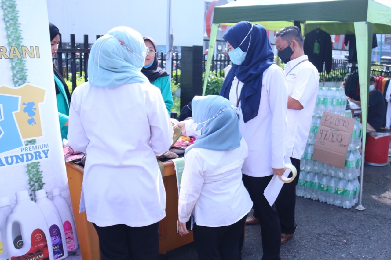 Bantu Ekonomi Warga, BLBI "Abiyoso" Gelar Bazar Ramadan