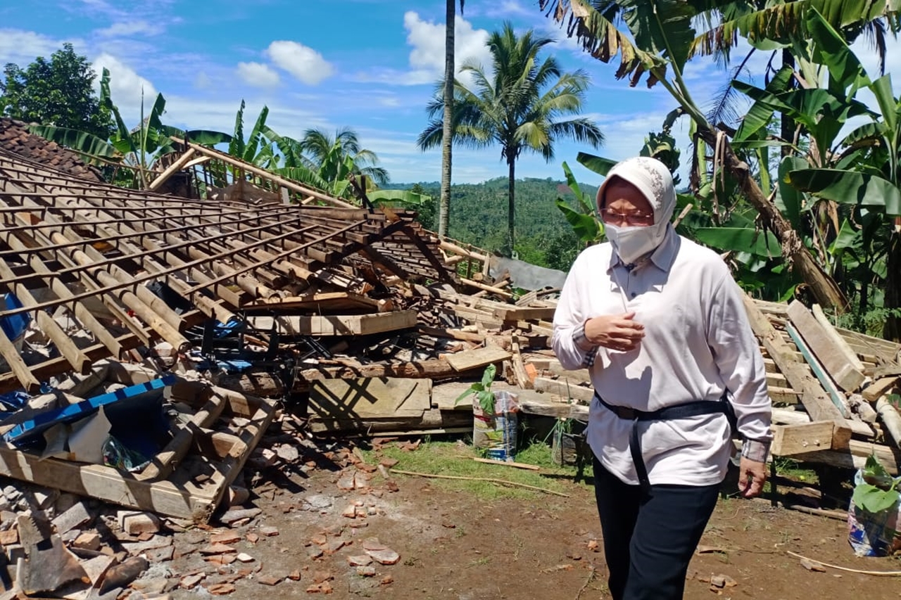 Mensos Ajak Kelompok Rentan Mengungsi ke "Shelter"