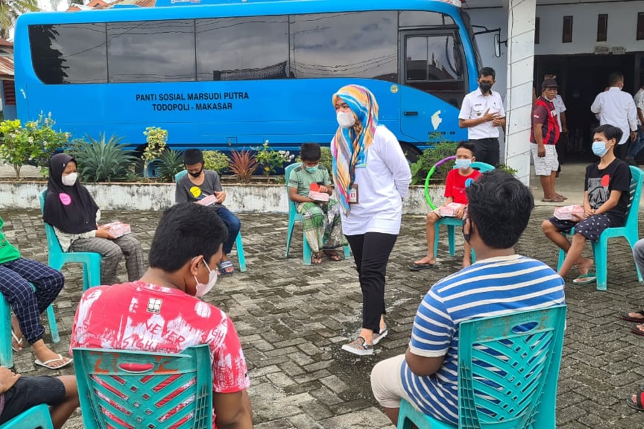 Balai "Toddopuli" Beri Dukungan Psikososial bagi Anak Terdampak Puting Beliung