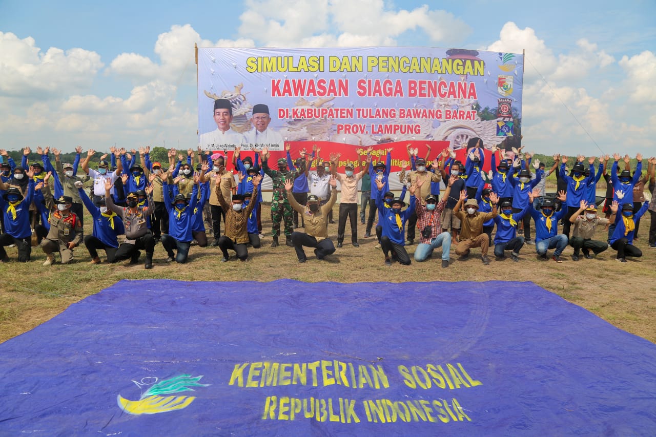 Antisipasi Banjir dan Puting Beliung, Kemensos Bentuk Dua KSB di Tulangbawang Barat