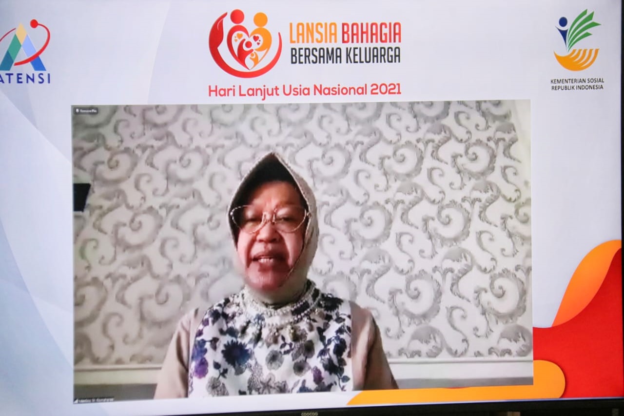 Rayakan Hari Lanjut Usia Nasional (HLUN) ke 25, Mensos: Lansia Bahagia Bersama Keluarga