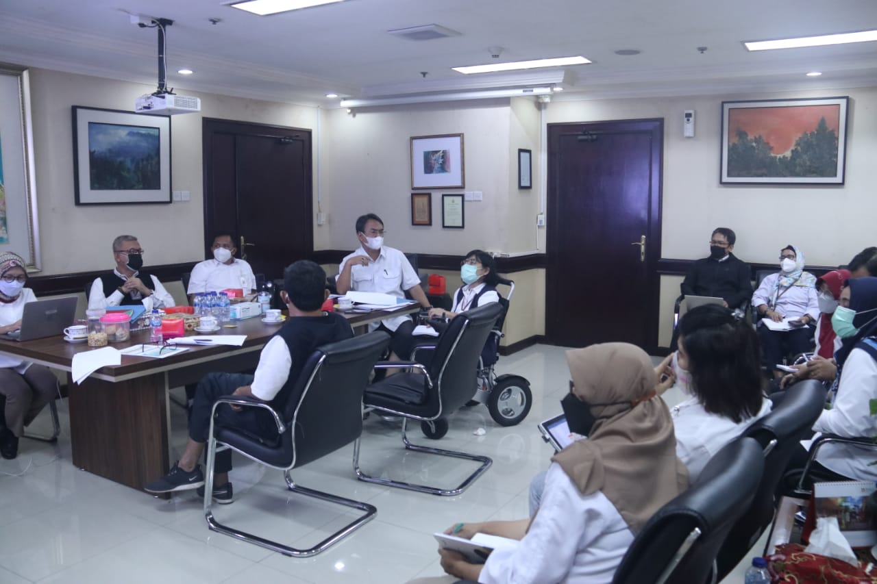 Rapat Pembahasan Perdirjen Rehsos tentang Pedoman Operasional ATENSI