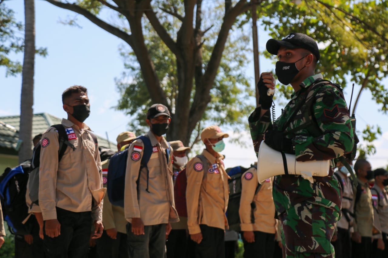 Pembekalan Kesamaptaan kepada Tagana NTT