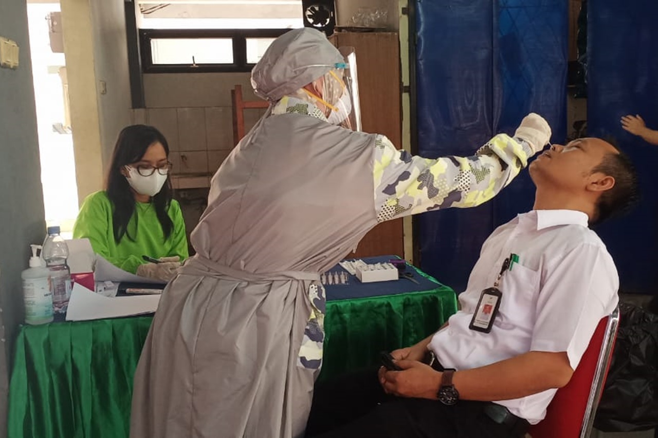 "Tracing" COVID-19, Balai "Melati" Kembali Selenggarakan "Swab Antigen"