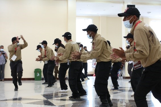 Penutupan Kegiatan Peningkatan Kompetensi Tagana NTT di Maumere