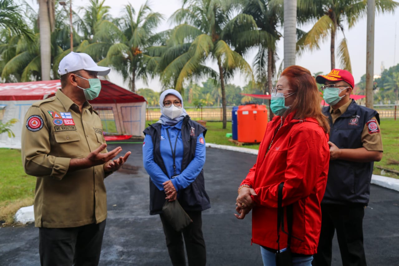 Komisi VIII DPR RI Tinjau Dapur Umum Kemensos untuk Penanganan Darurat COVID-19