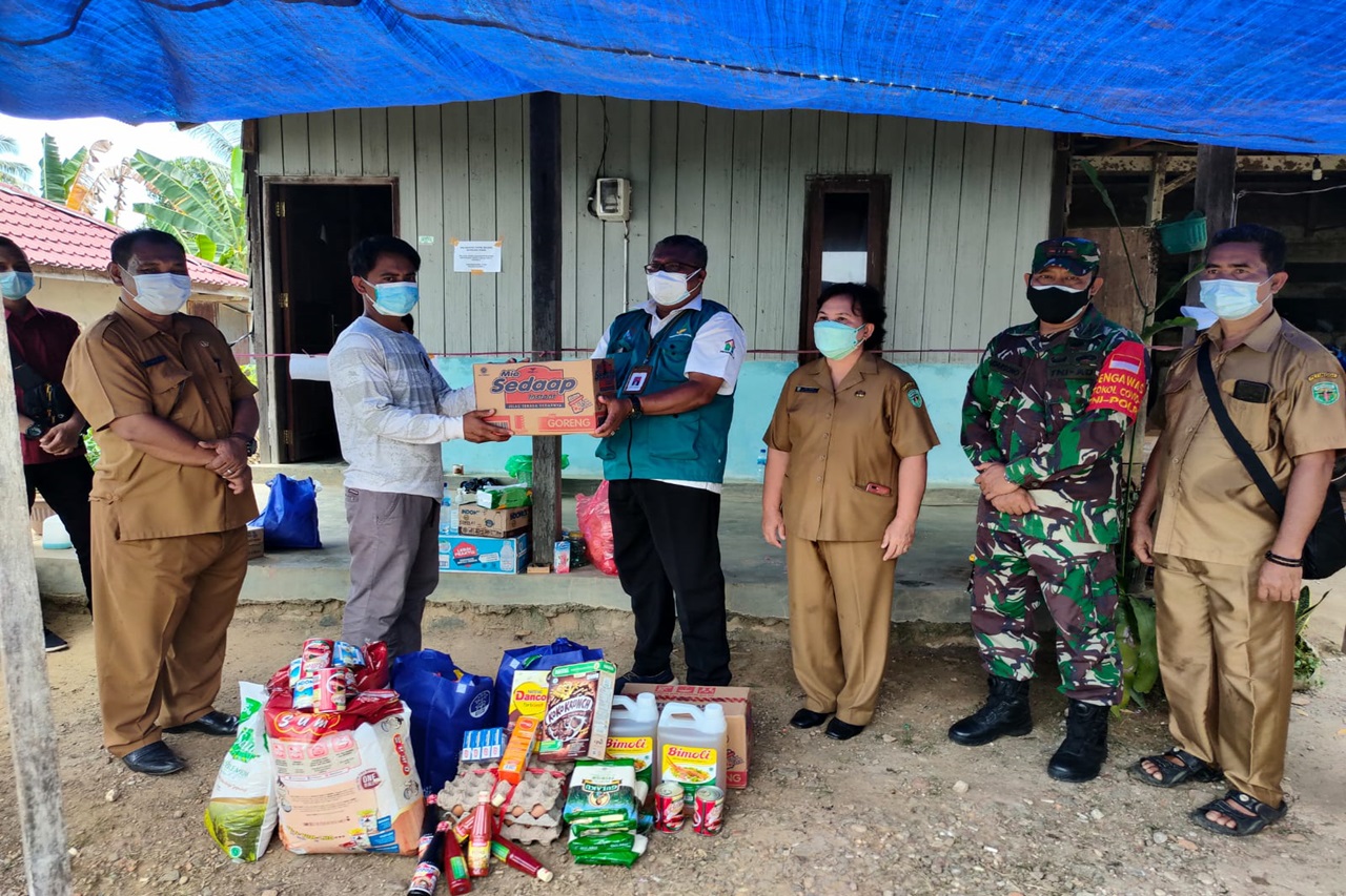 Kemensos Dampingi Vino, Yatim Piatu Terdampak Pandemi di Kutai Barat Kalimantan Timur