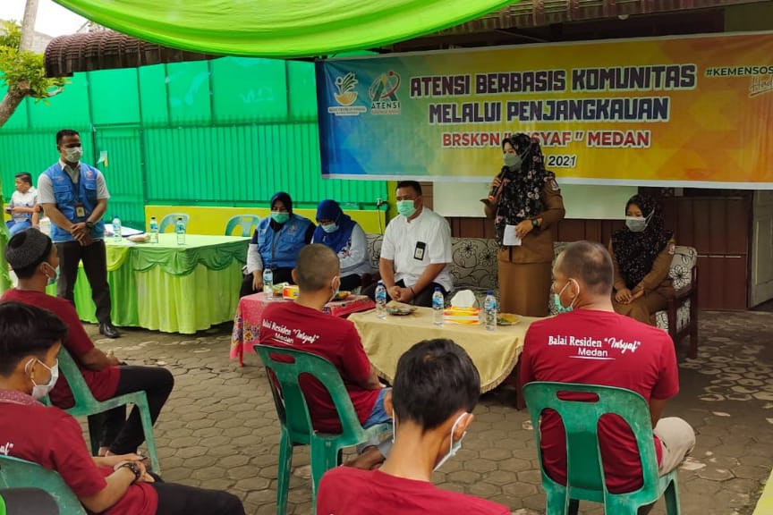 Balai "Insyaf" Medan Berikan ATENSI Berbasis Komunitas di Percut Sei Tuan