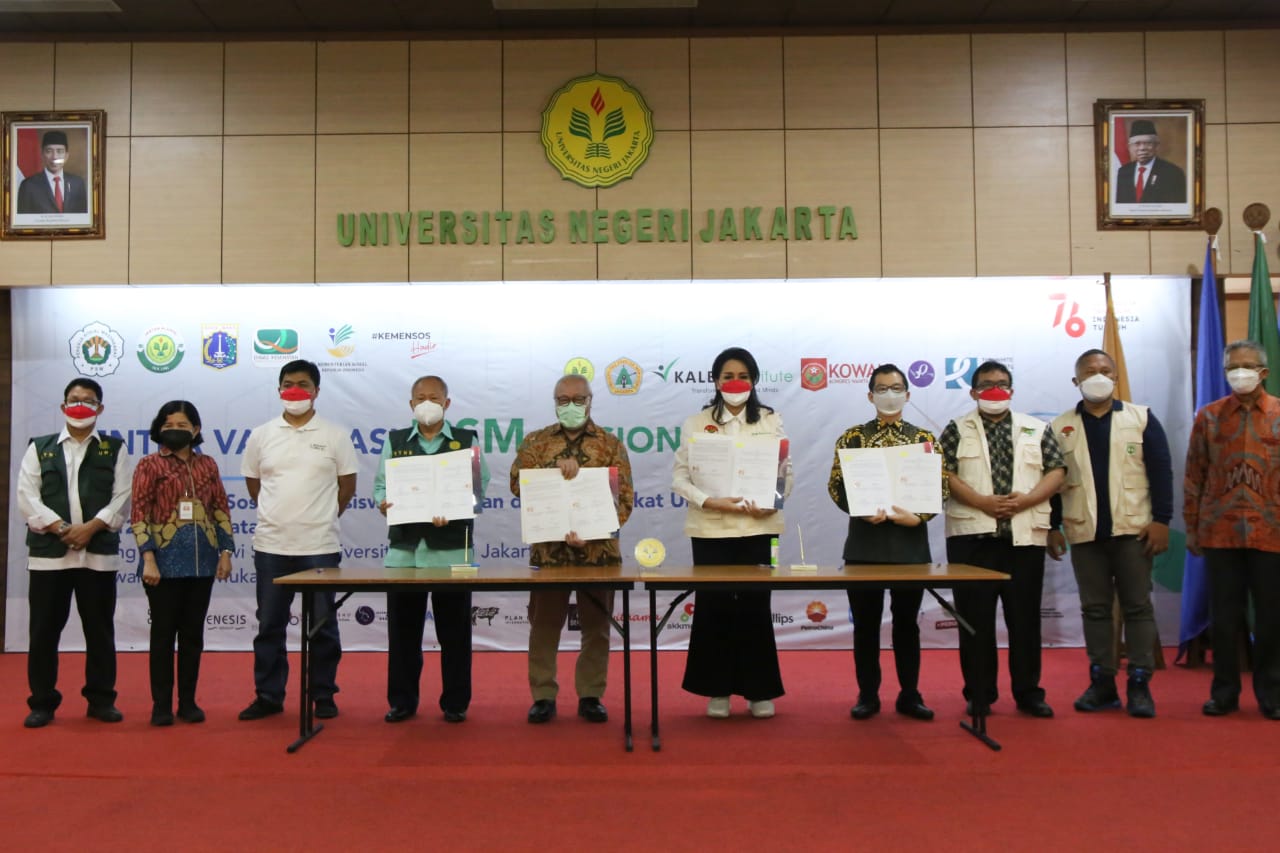 Ministry of Social Affairs Supports Vaccination Centers by National IPSM at UNJ