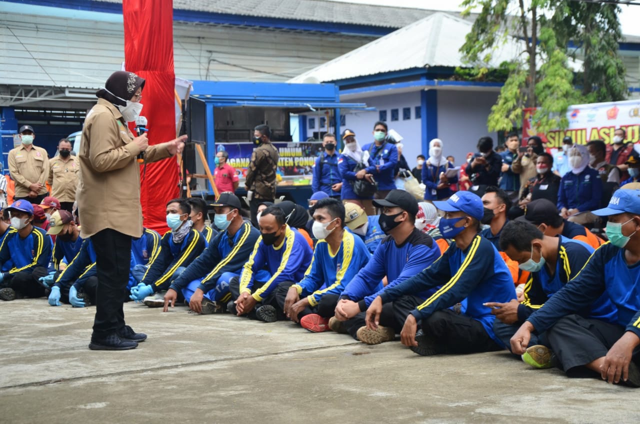 Gelar Simulasi Bencana di Pacitan, Mensos Tekankan Pentingnya Kesiapsiagaan Masyarakat Hadapi Bencana