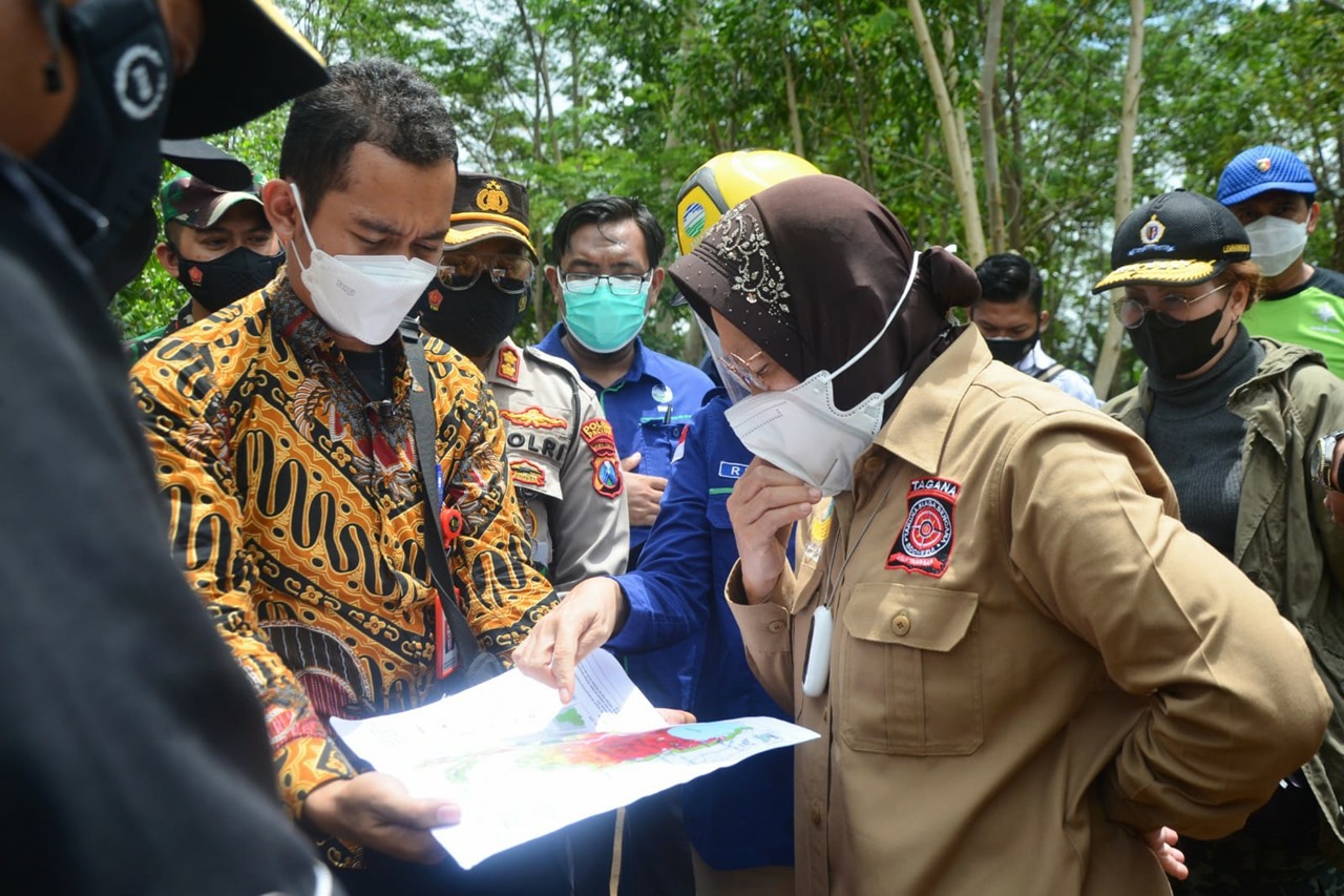 Kemensos dan BMKG Gelar Simulasi Tsunami dan Tempat Evakuasi Akhir di Pacitan