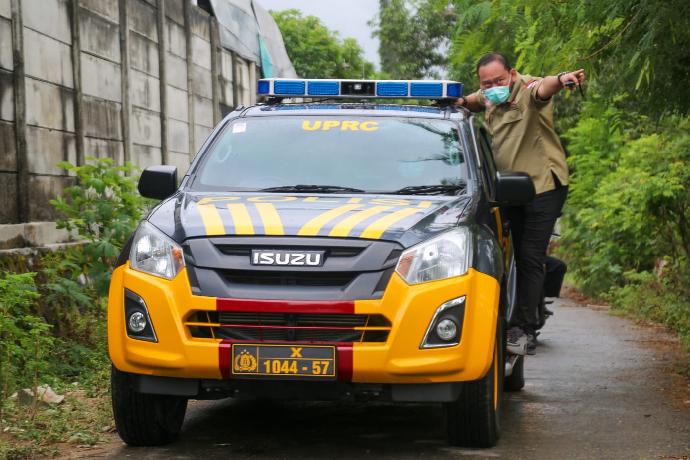 Mensos Tinjau Kesiapan Rambu dan Titik Kumpul Sementara Saat Bencana di Kabupaten Pacitan