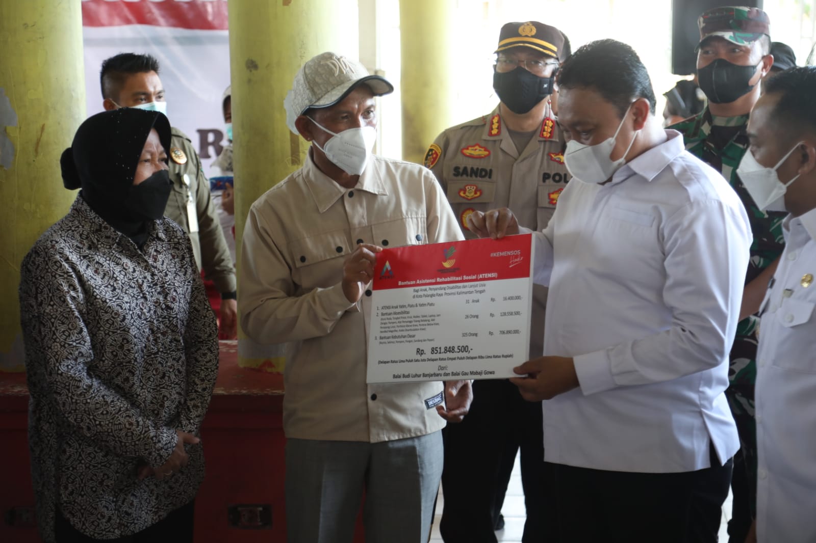 Kemensos Hadir bagi Warga Terdampak Banjir di Palangka Raya