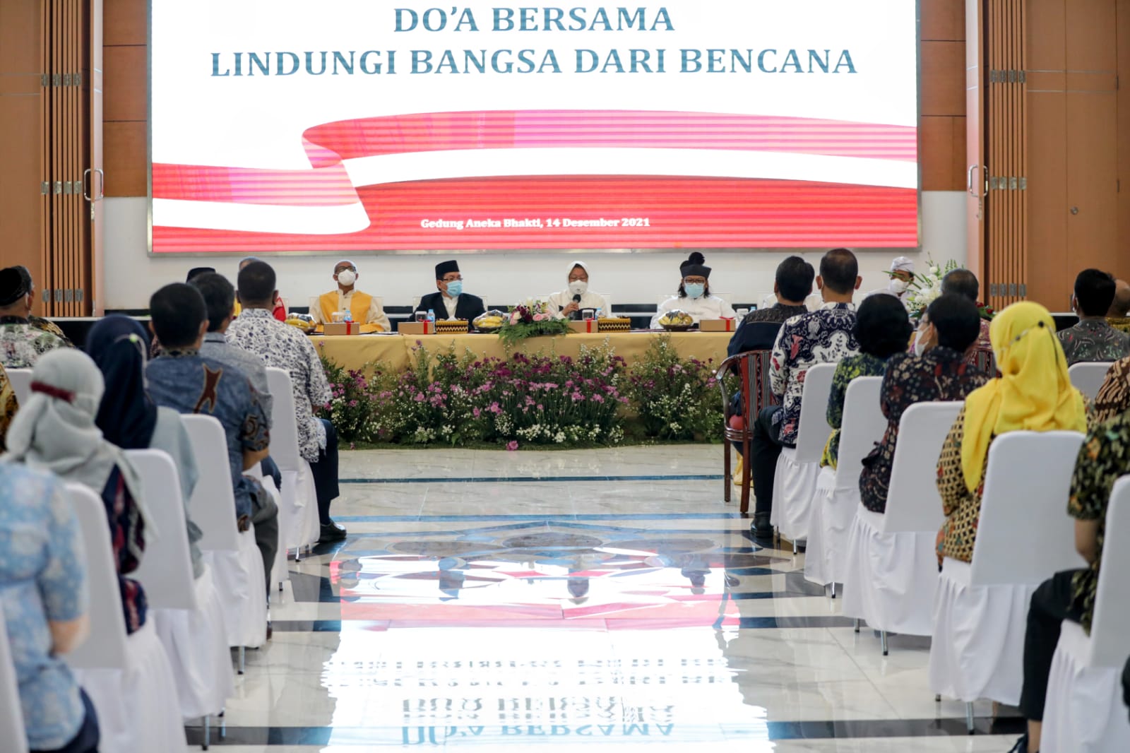 The Ministry of Social Affairs Holds a Joint Prayer to Protect the Nation from Disaster