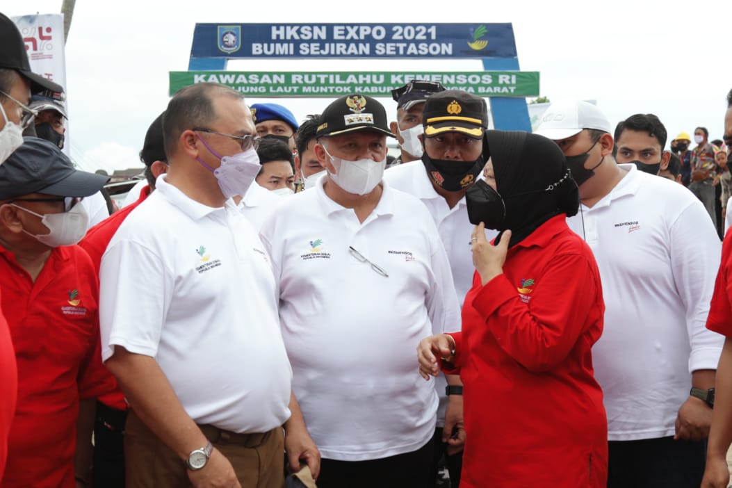 Peresmian Rutilahu di Kampung Tanjung Laut Muntok Kabupaten Bangka Barat