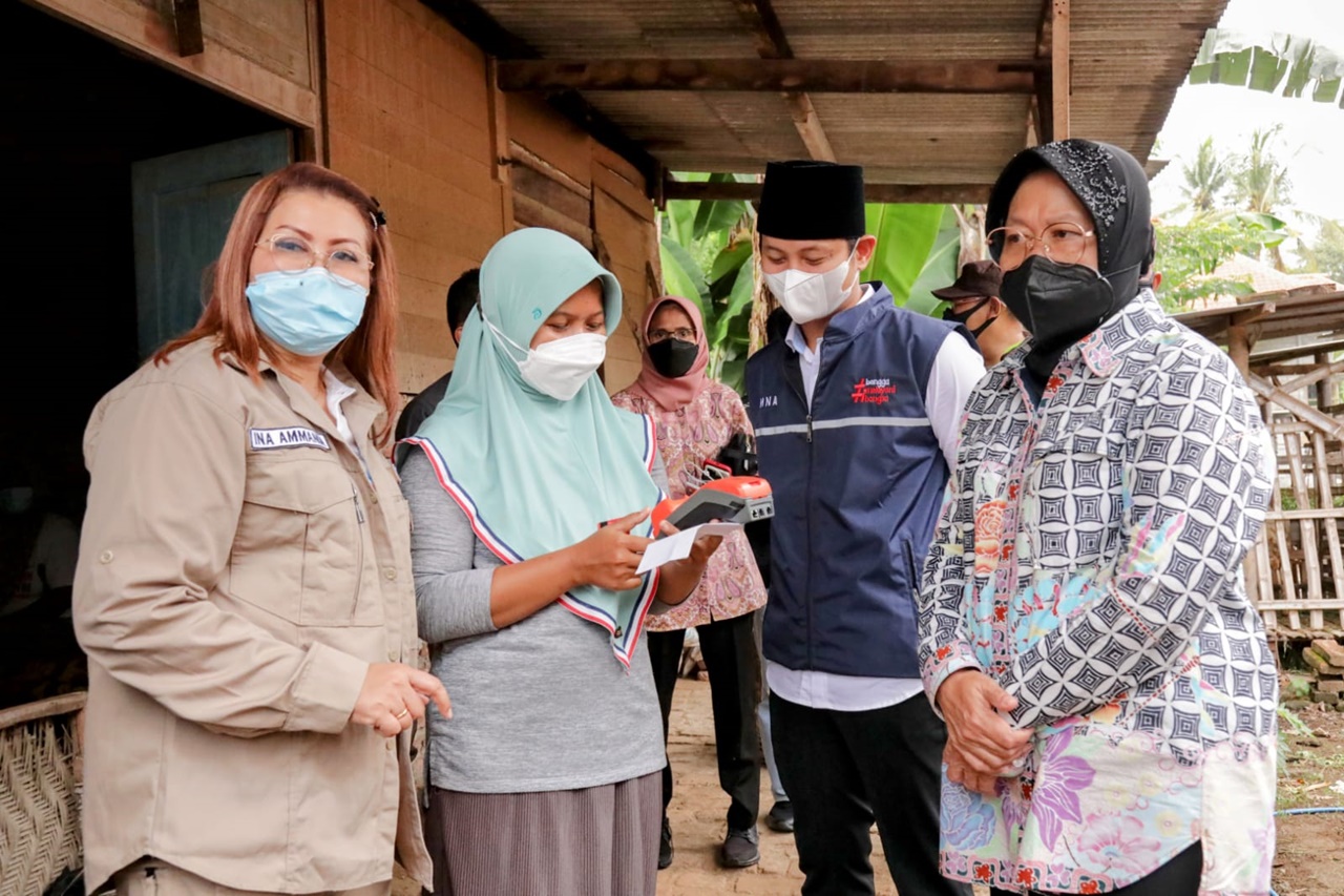 Kemensos Pantau Penyaluran BPNT di Trenggalek