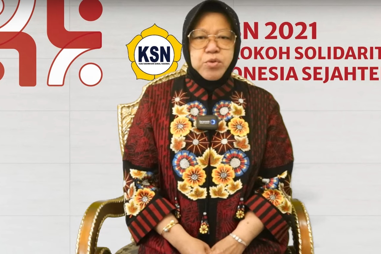 Sambutan Menteri Sosial Tri Rismaharini pada Hari Kesetiakawanan Sosial Nasional (HKSN) 2021