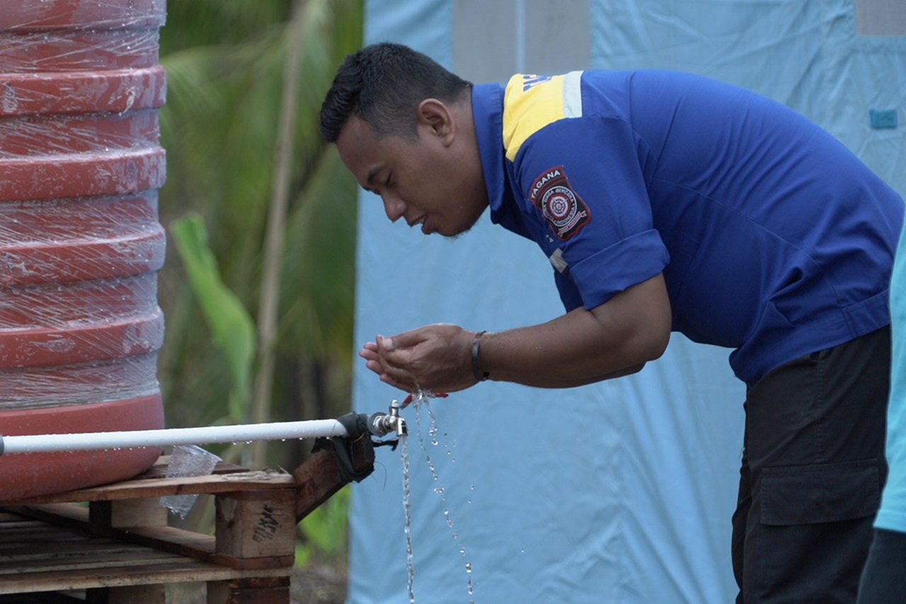 Usage of Clean Water Facilities by Survivors in Malunda