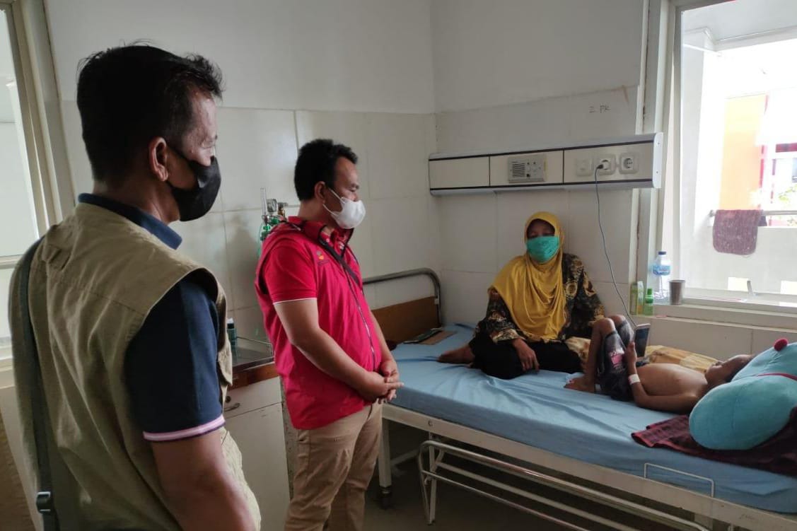 Kemensos Respon dan Dampingi Anak Pengidap Spondilitis Tuberculosis di Parigi Moutong