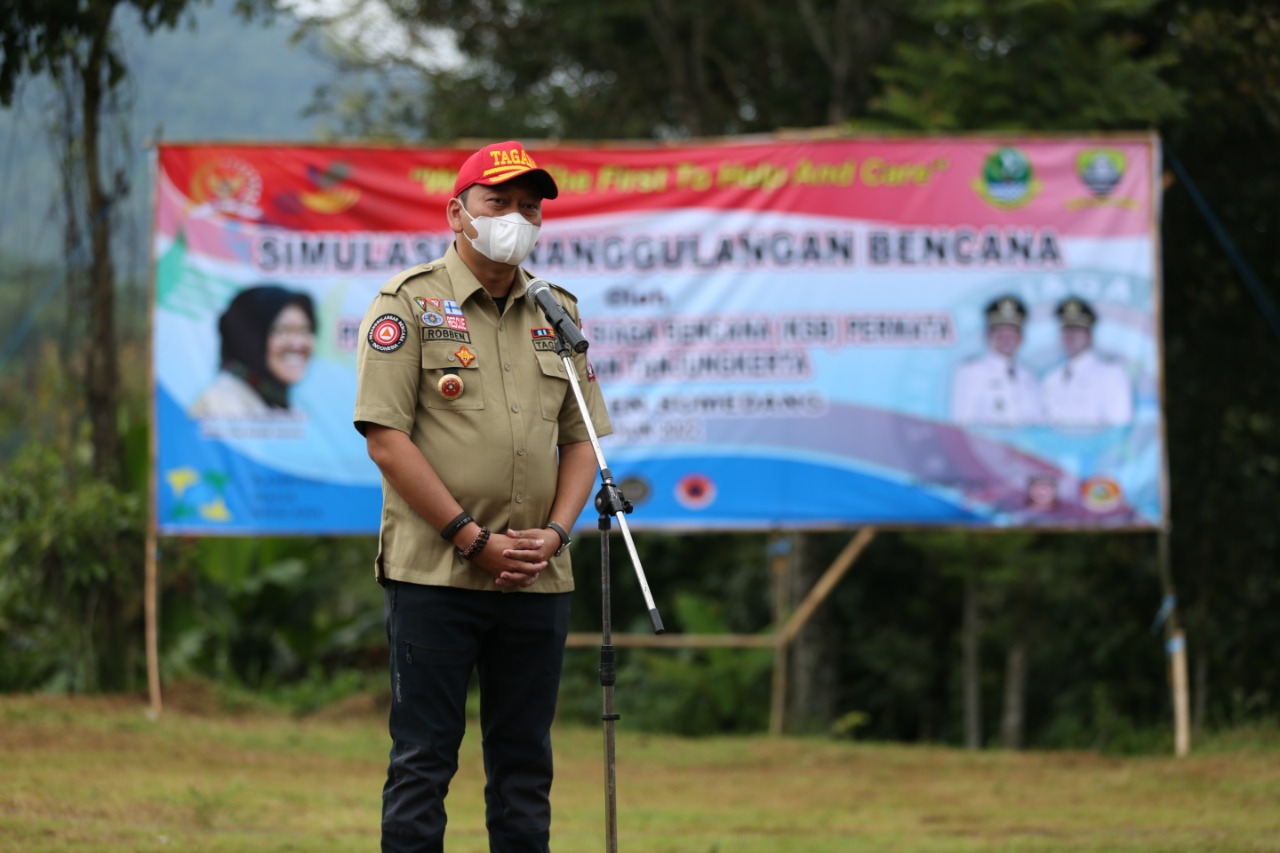 Call for Preparedness and Simulation of Disaster Management at the Declaration of KSB in Sumedang Regency