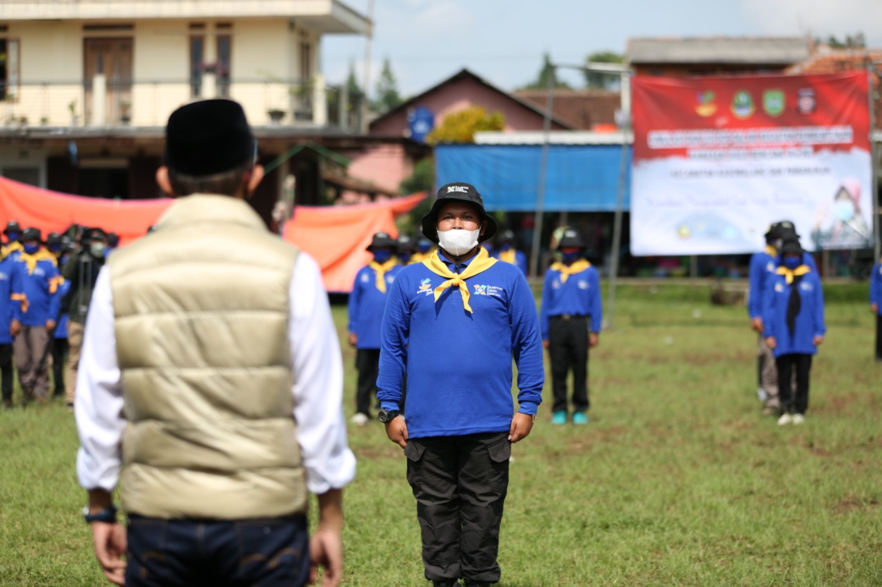 Apel Kesiapsiagaan dan Simulasi Penanggulangan Bencana pada Pencanangan KSB di Kabupaten Subang