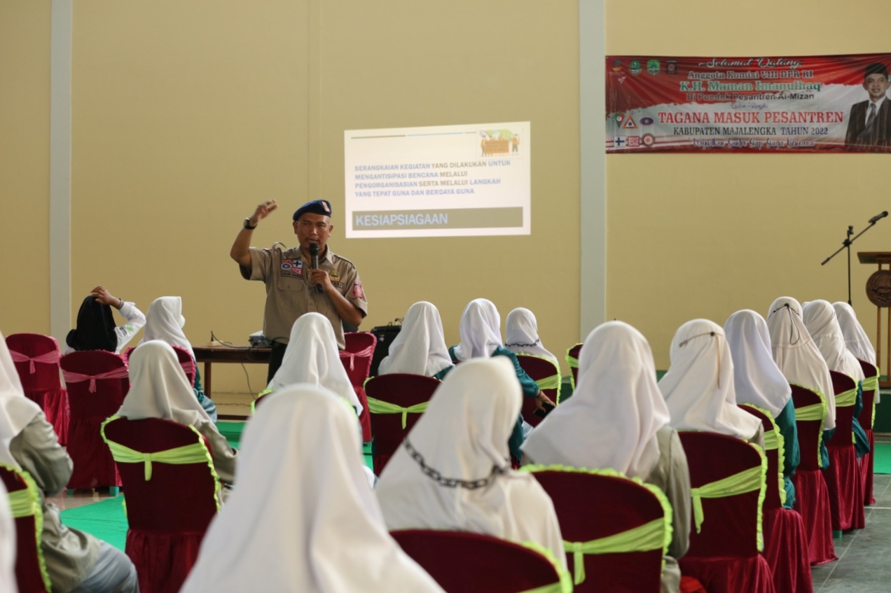 Dorong Literasi Kebencanaan, Tagana Masuk ke Sekolah dan Pesantren