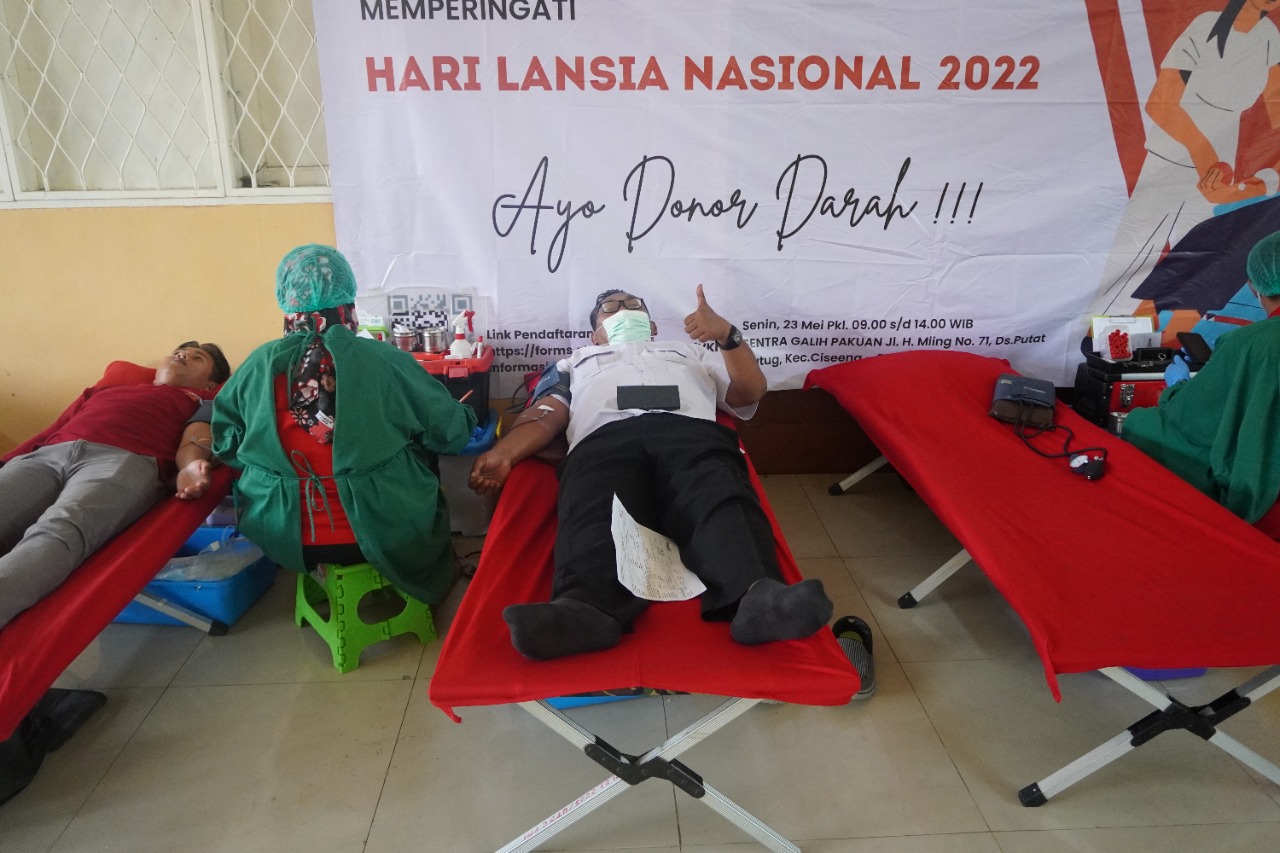 Jelang Peringatan HLUN 2022, Sentra "Galih Pakuan" Gelar Acara Donor Darah