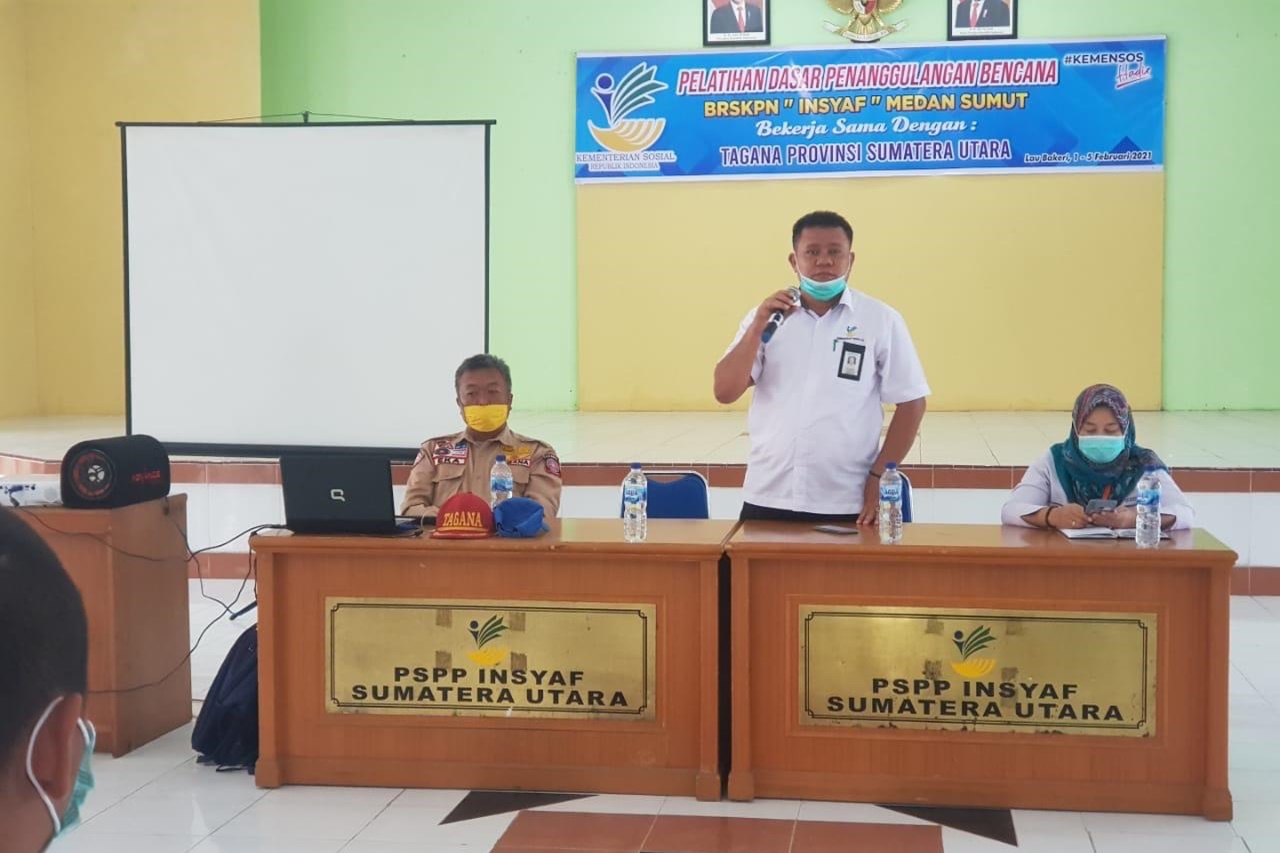 Balai Residen " Insyaf" Medan Beri Pelatihan Dasar Penanganan Bencana