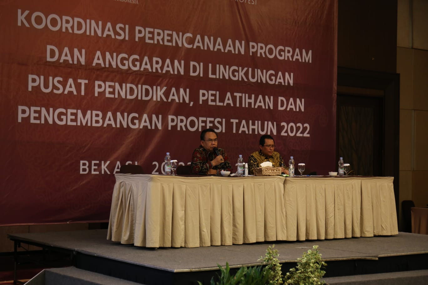 Coordination of Pusdiklatbangprof 2022 Program Planning and Budget