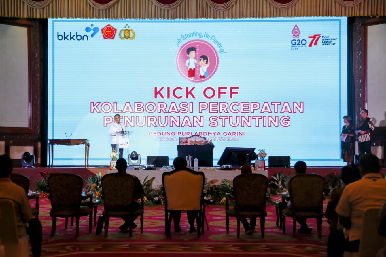 Minister of Social Affairs Attends Kick Off Collaboration for Accelerating Stunting Reduction by BKKBN