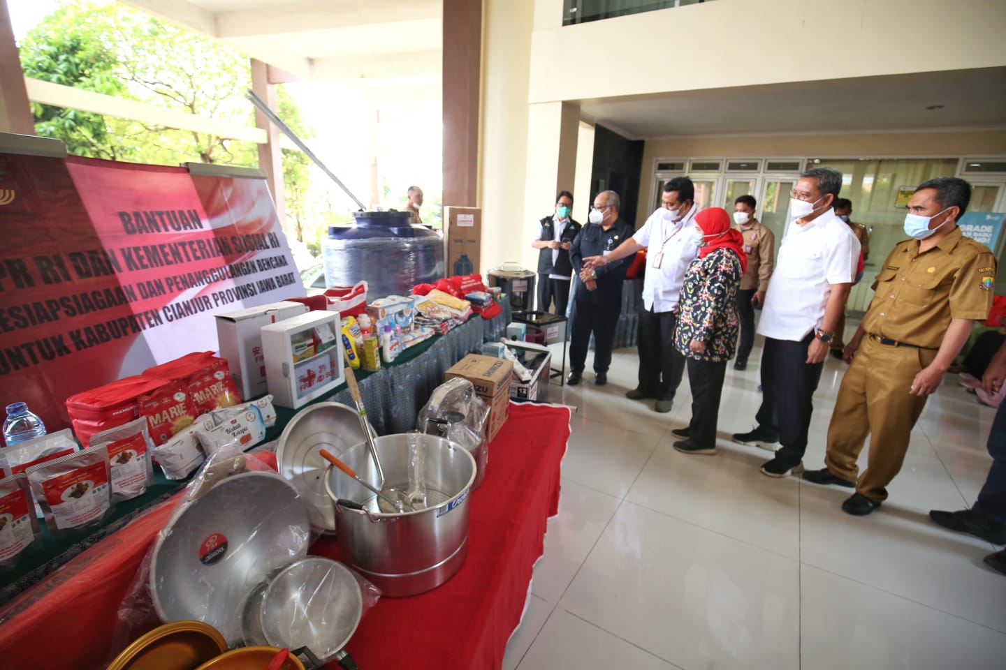 Tingkatkan Mitigasi Bencana, Pemkab Cianjur Sambut Baik Bantuan Lumbung Sosial dari Kemensos