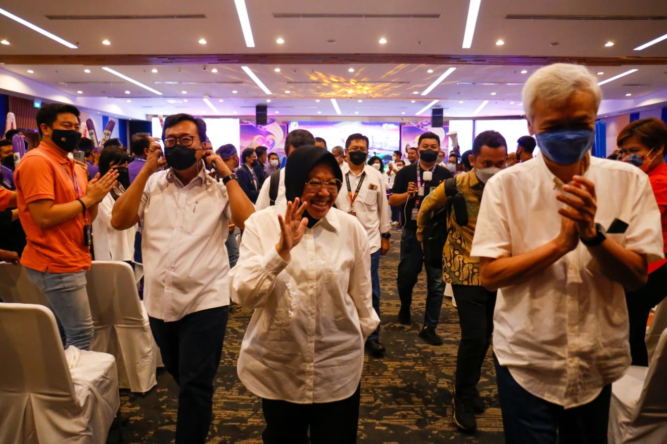 Social Affairs Minister Risma in PT. Pamapersada Anniversary Seminar