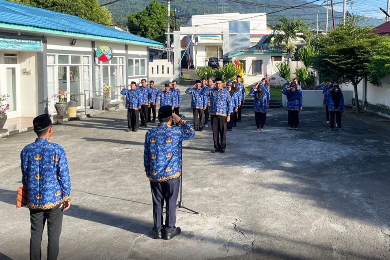 Sentra "Wasana Bahagia" Ternate Laksanakan Upacara Peringatan Hari Kesaktian Pancasila 2022