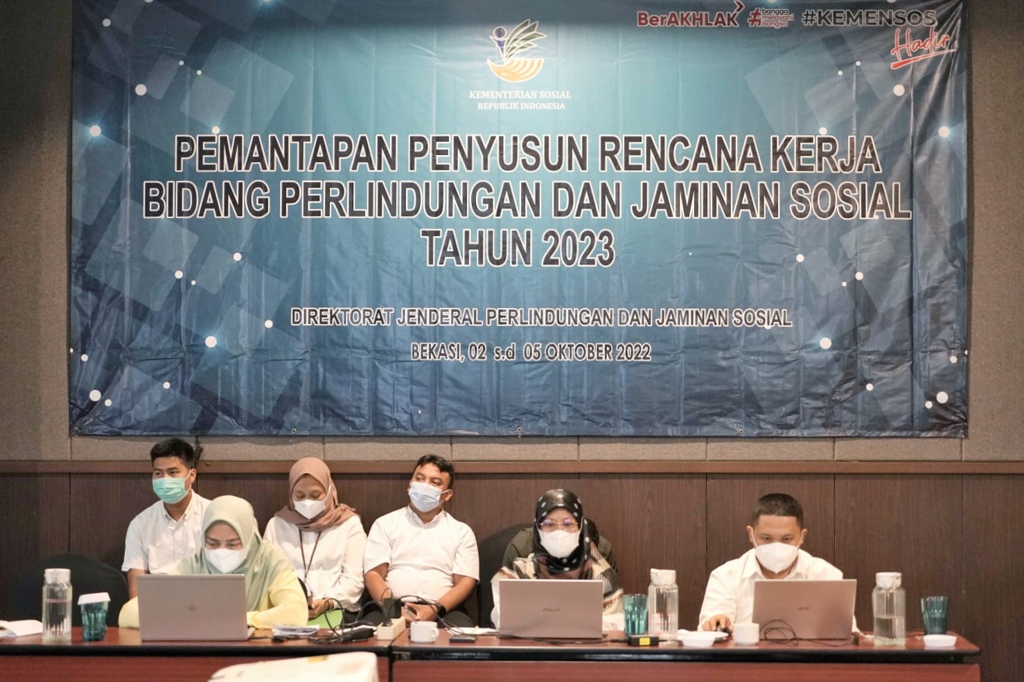 Pelaksanaan Pemantapan Penyusunan Rencana Kerja Bidang Linjamsos Tahun 2023