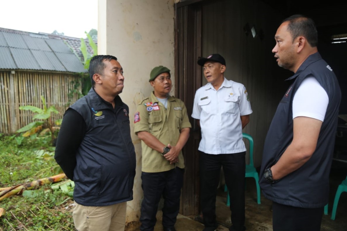 Peninjauan Lokasi Terdampak Banjir Bandang di Lebak