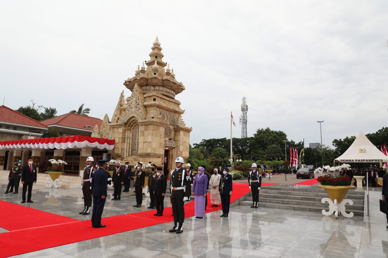 Vice President Indonesia becomes an Inspector Ceremony for National Heroes' Day Commemoration