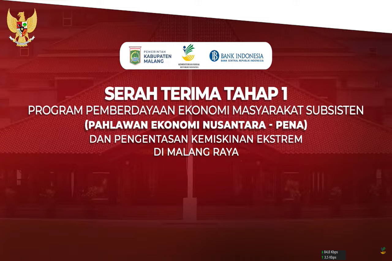 Siaran Langsung Serah Terima Tahap 1 Program PENA