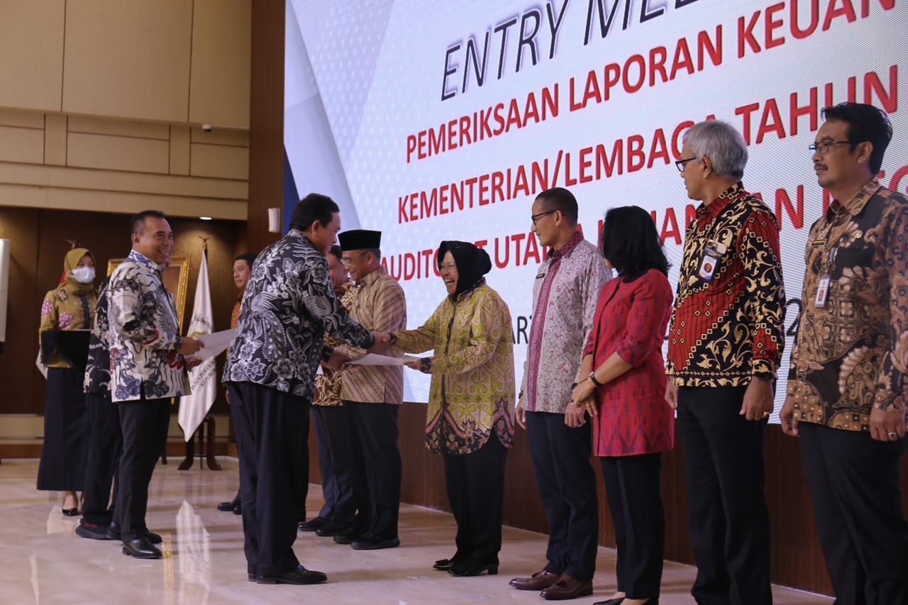 Mensos Targetkan Kembali Raih WTP untuk Laporan Keuangan 2022