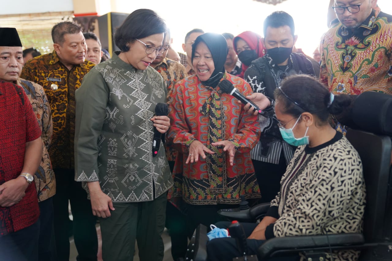 Menkeu Sri Mulyani Terus Dukung Program Terobosan Mensos Risma