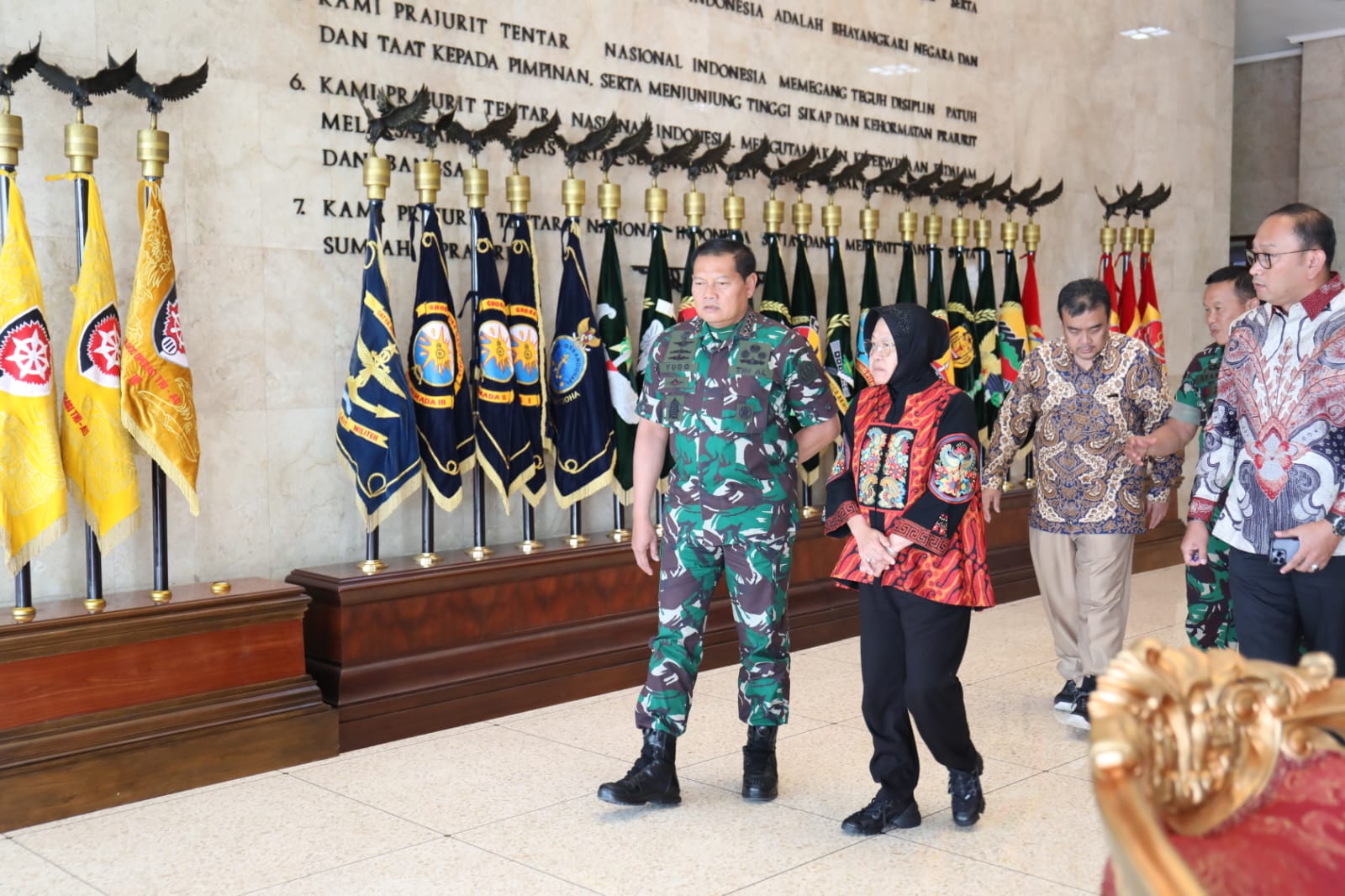 The Minister of Social Affairs and the TNI Commander Hearings