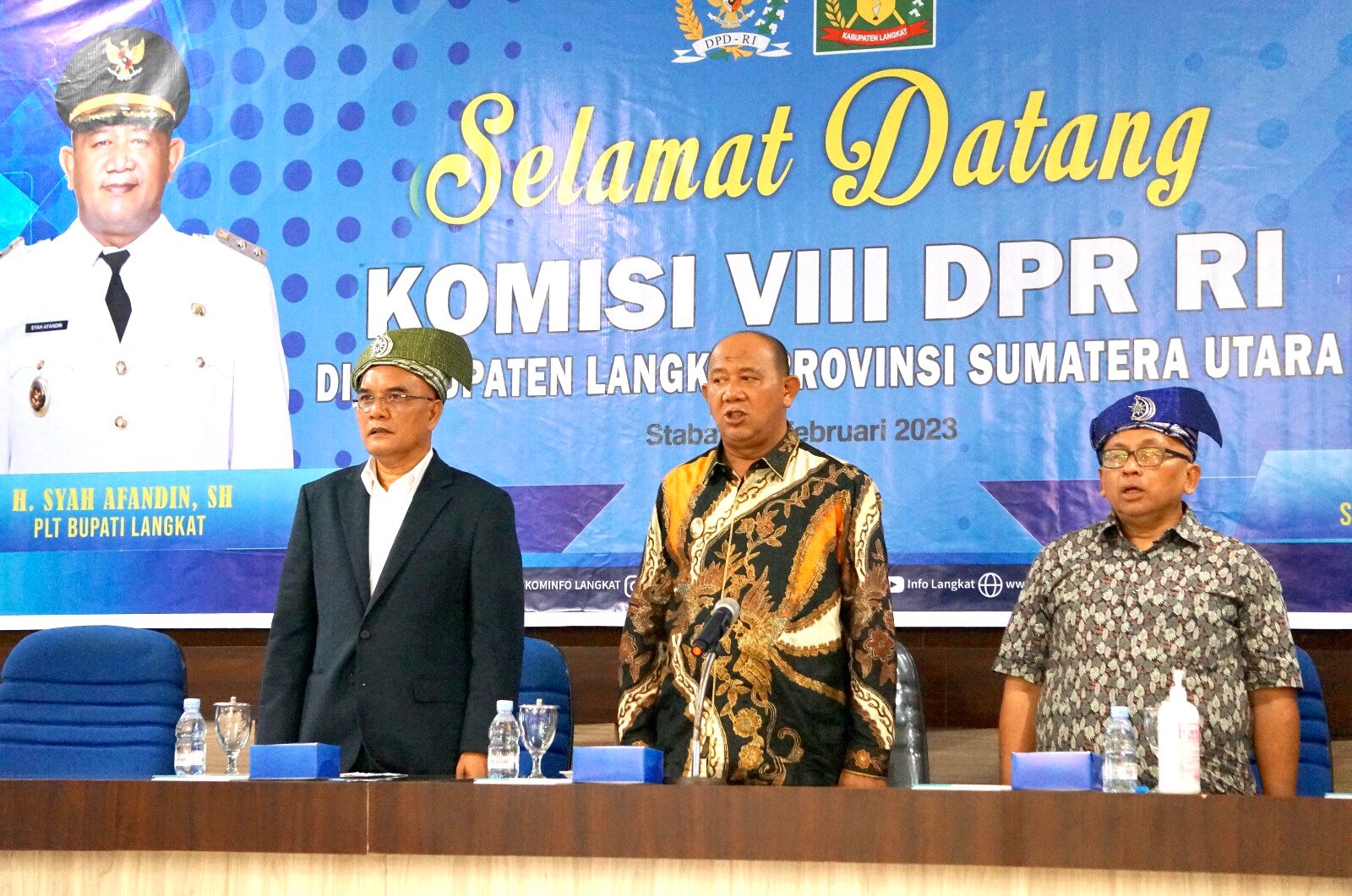 Terima Bantuan Kemensos pada Kunker Komisi VIII DPR RI, Plt. Bupati Langkat Sampaikan Apresiasi