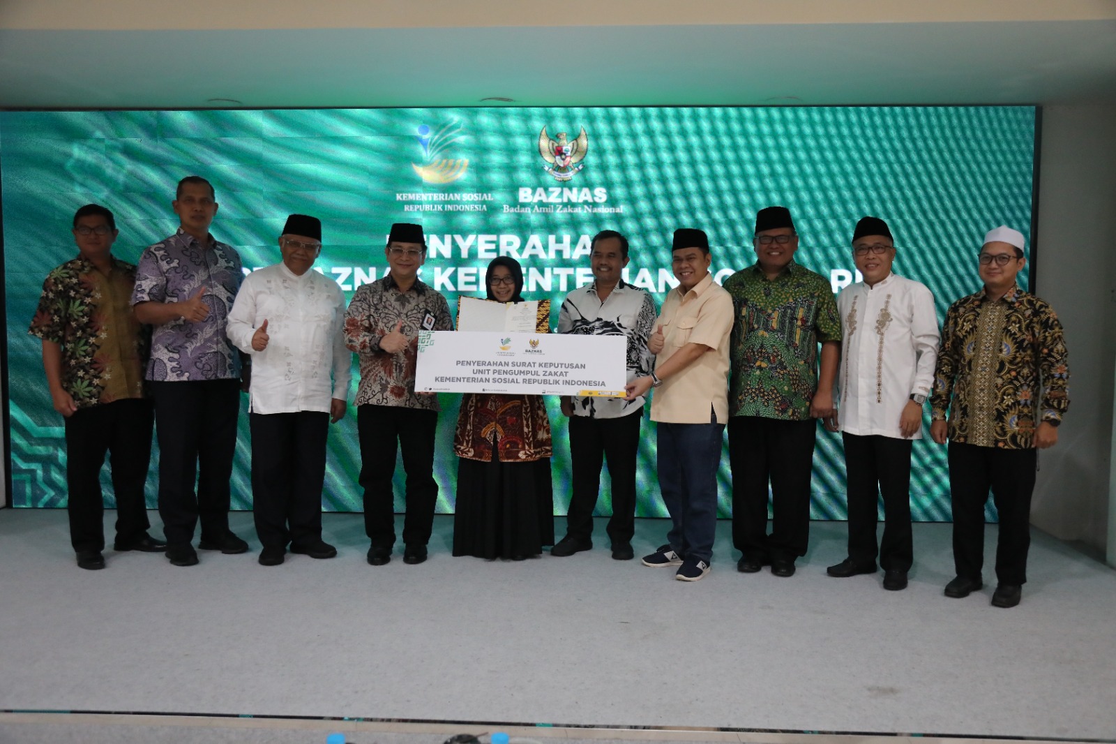 MoSA Strengthens Synergy with Baznas Through the Establishment of Zakat Collection Unit