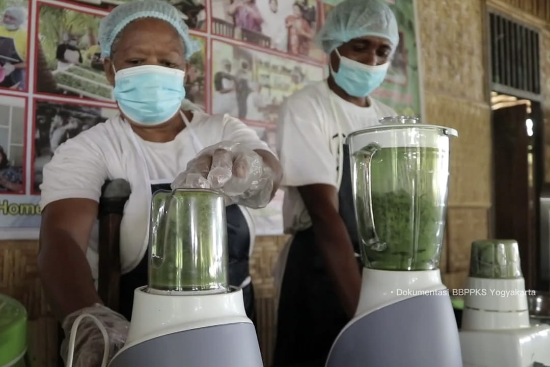 Thanks To MoSA, Pwds In Maumere Have Successfully Processed Moringa Into Some Variants of Tea