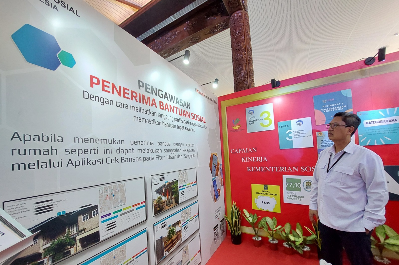 Ingin Lebih Dikenal Masyarakat, Itjen Kemensos Hadir di Expo BPKP